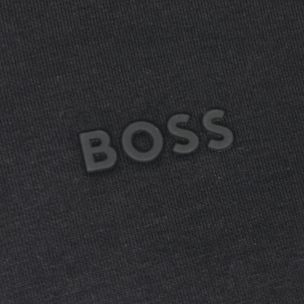 BOSS  BOSS Erkek Normal Kesim Yüksek Pamuk İçerikli Kapüşonlu Uzun Kollu Siyah Sweatshirt 50565305-001