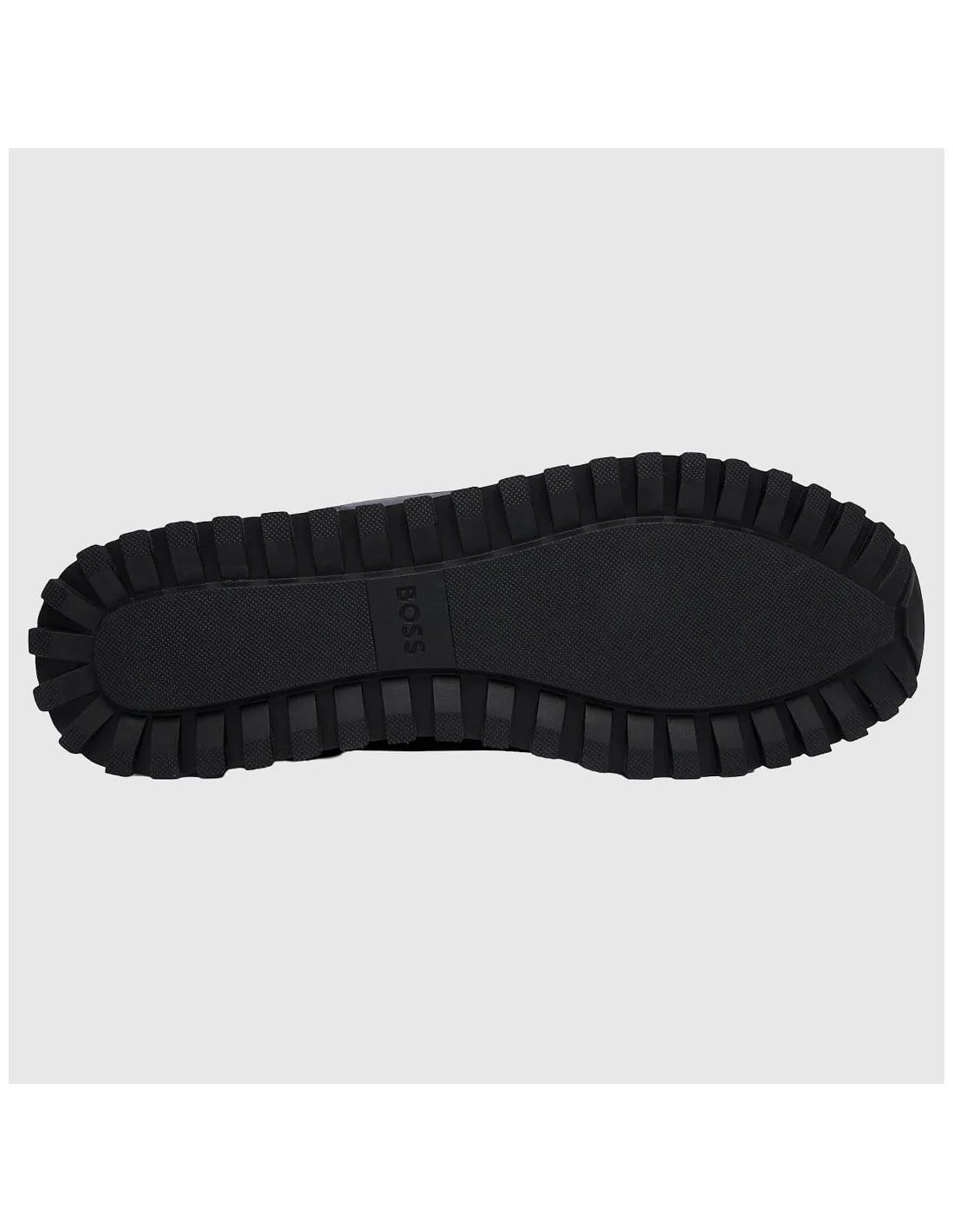BOSS  BOSS Erkek Orta Kalınlıkta Rahat Taban Bağcıklı Düz Lacivert Sneaker 50568574-404