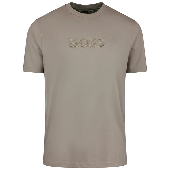 BOSS  BOSS Erkek Pamuklu Bisiklet Yaka Kısa Kollu 334 T-Shirt 50559361-334