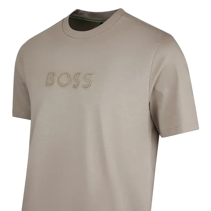 BOSS  BOSS Erkek Pamuklu Bisiklet Yaka Kısa Kollu 334 T-Shirt 50559361-334