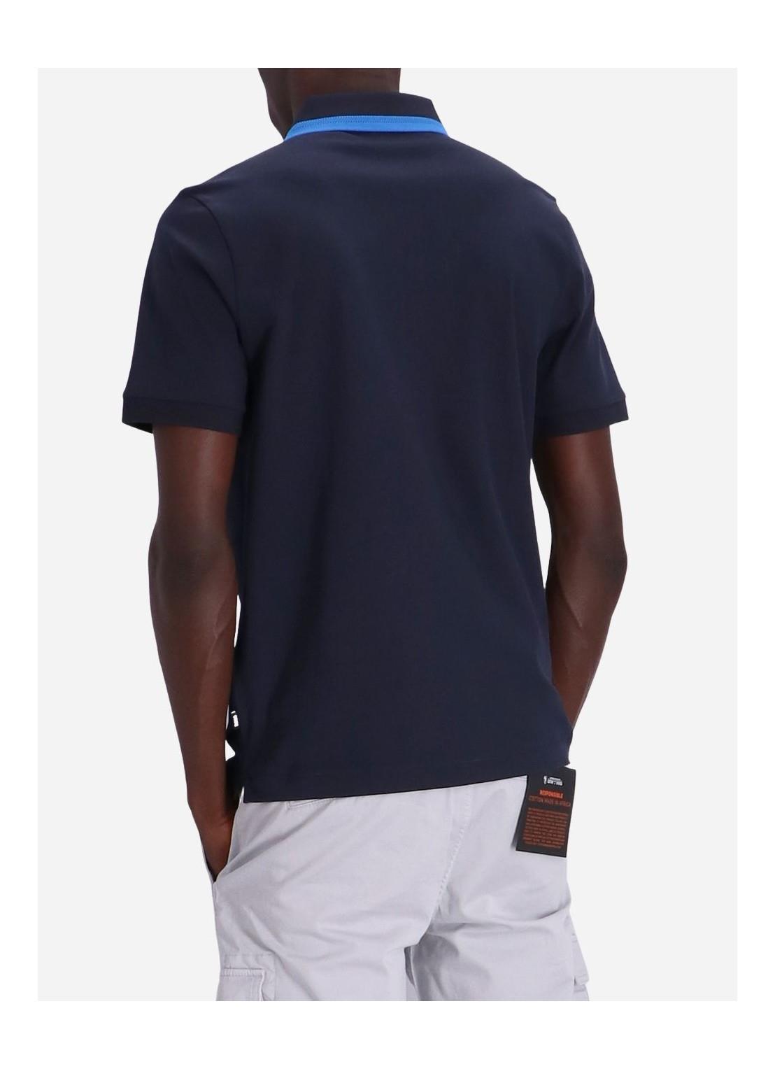 BOSS BOSS Erkek Pamuklu Polo Yaka Kısa Kollu Günlük Kullanım Lacivert Polo Yaka T-Shirt 50494662-404