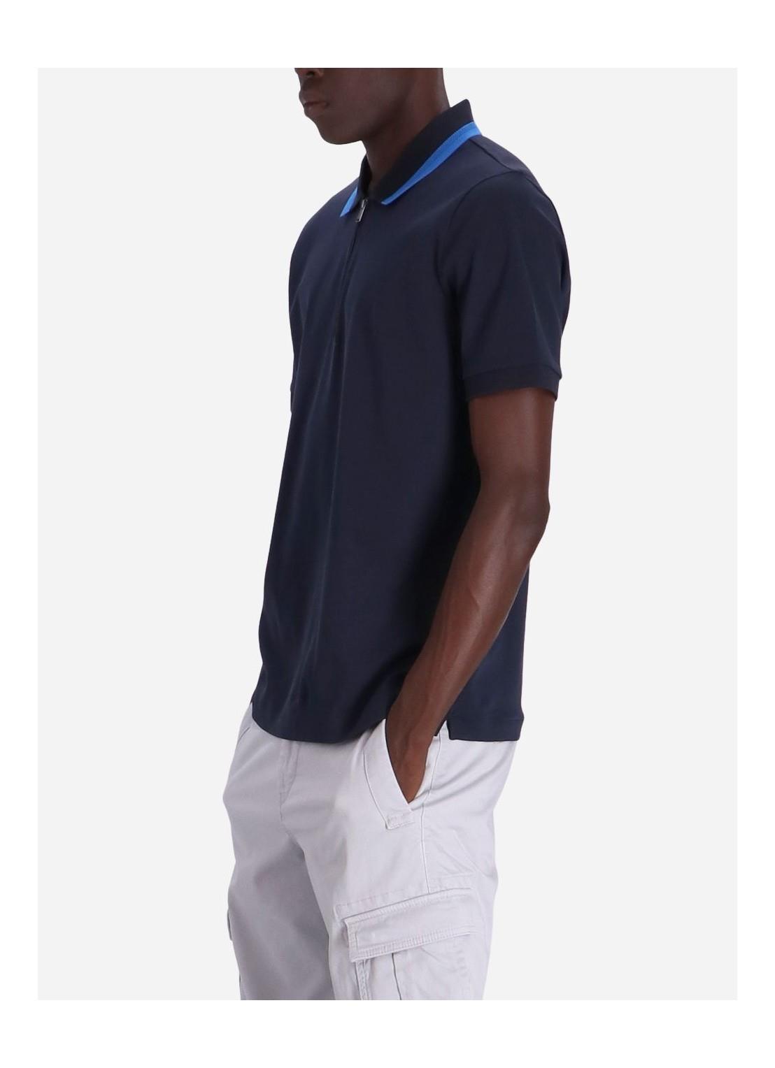 BOSS BOSS Erkek Pamuklu Polo Yaka Kısa Kollu Günlük Kullanım Lacivert Polo Yaka T-Shirt 50494662-404