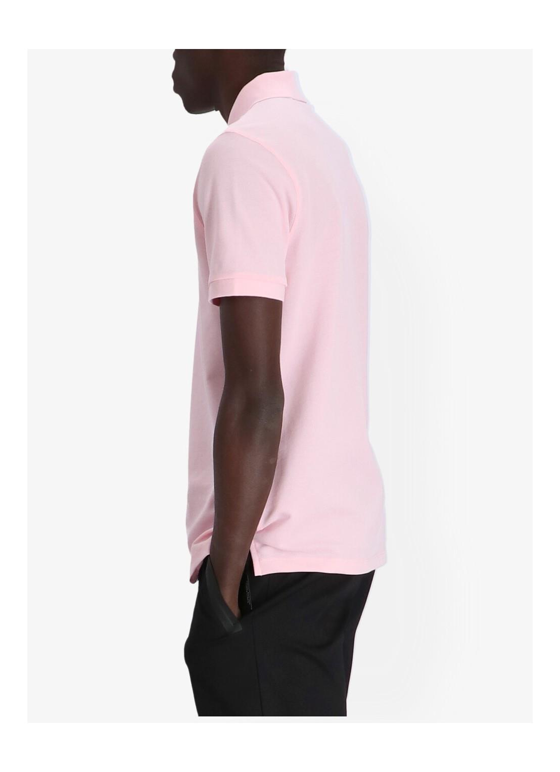 BOSS BOSS Erkek Pamuklu Polo Yakalı Düğme Kapamalı Kısa Kollu Pudra Polo Yaka T-Shirt 50468301-690