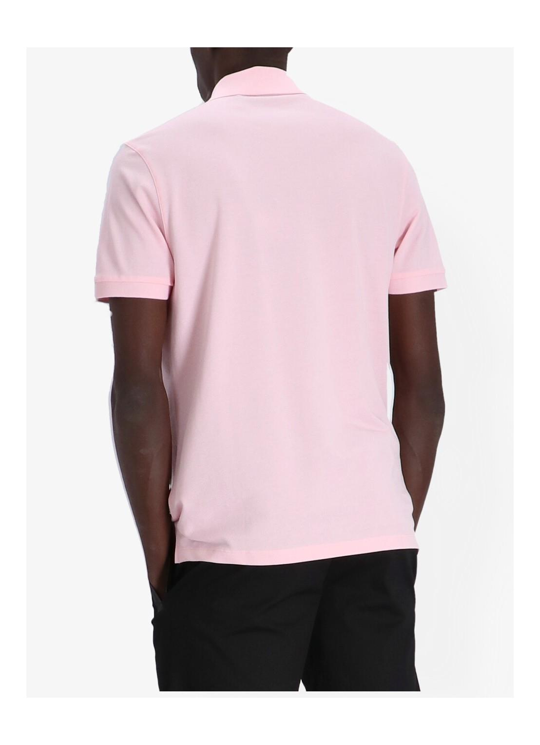 BOSS BOSS Erkek Pamuklu Polo Yakalı Düğme Kapamalı Kısa Kollu Pudra Polo Yaka T-Shirt 50468301-690