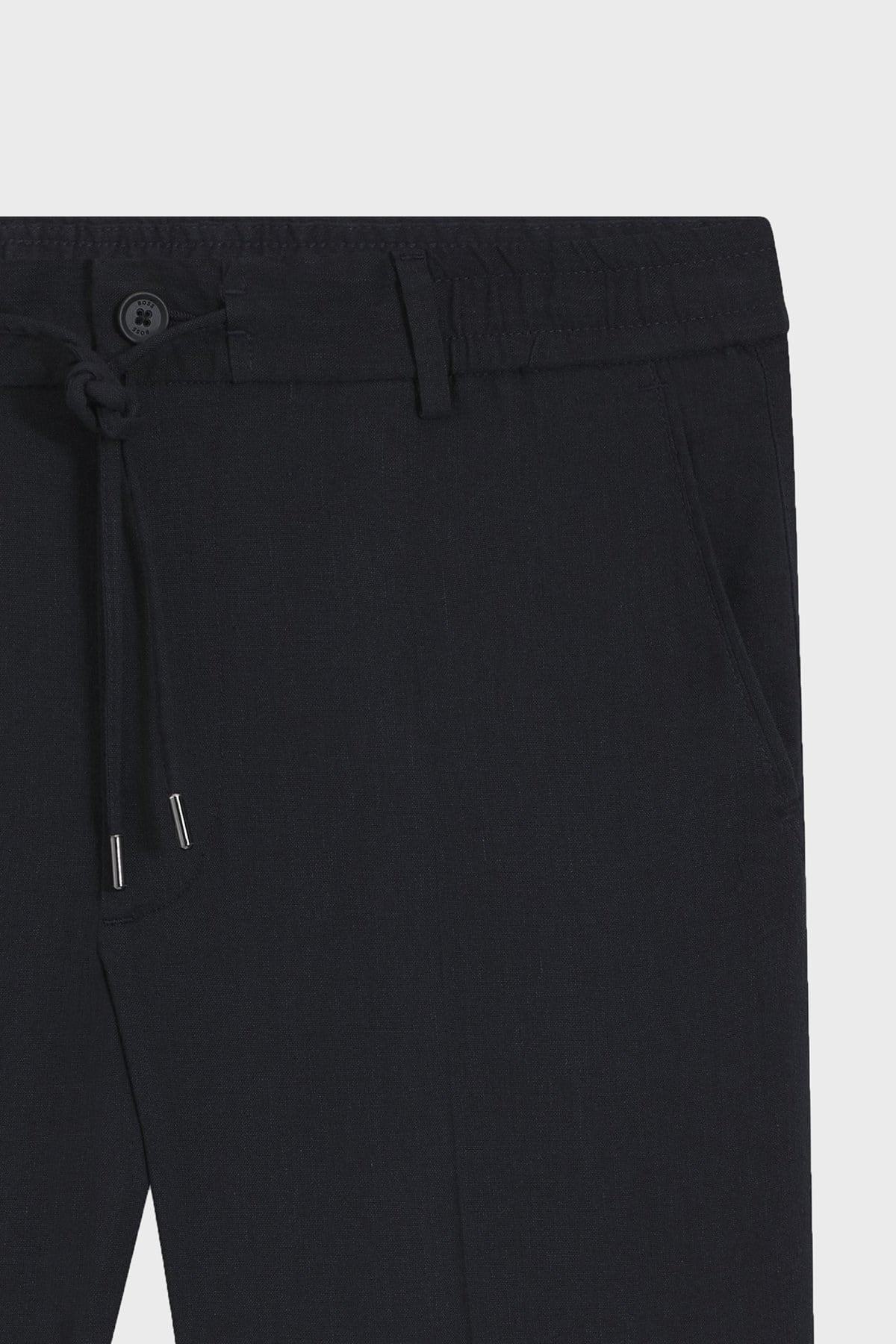 BOSS  BOSS Erkek Pamuklu Regular Fit Normal Bel Daralan Paça Lacivert Pantolon 50557859-405