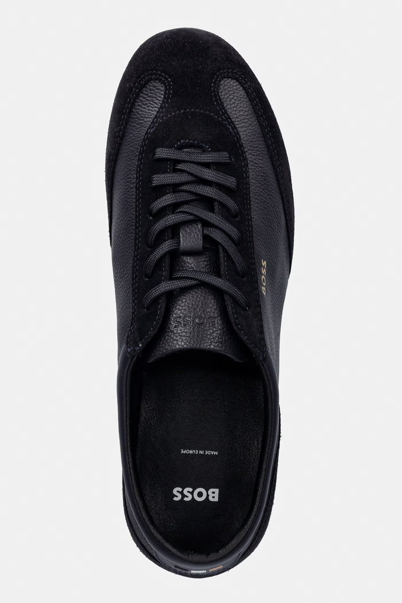 BOSS  BOSS Erkek Rahat Taban Marka Logolu Bağcıklı Lacivert Sneaker 50568463-402