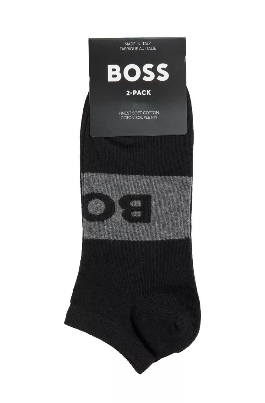 BOSS BOSS Erkek Rahat Tabanlı Boss Logolu Siyah Çorap 50469720-001
