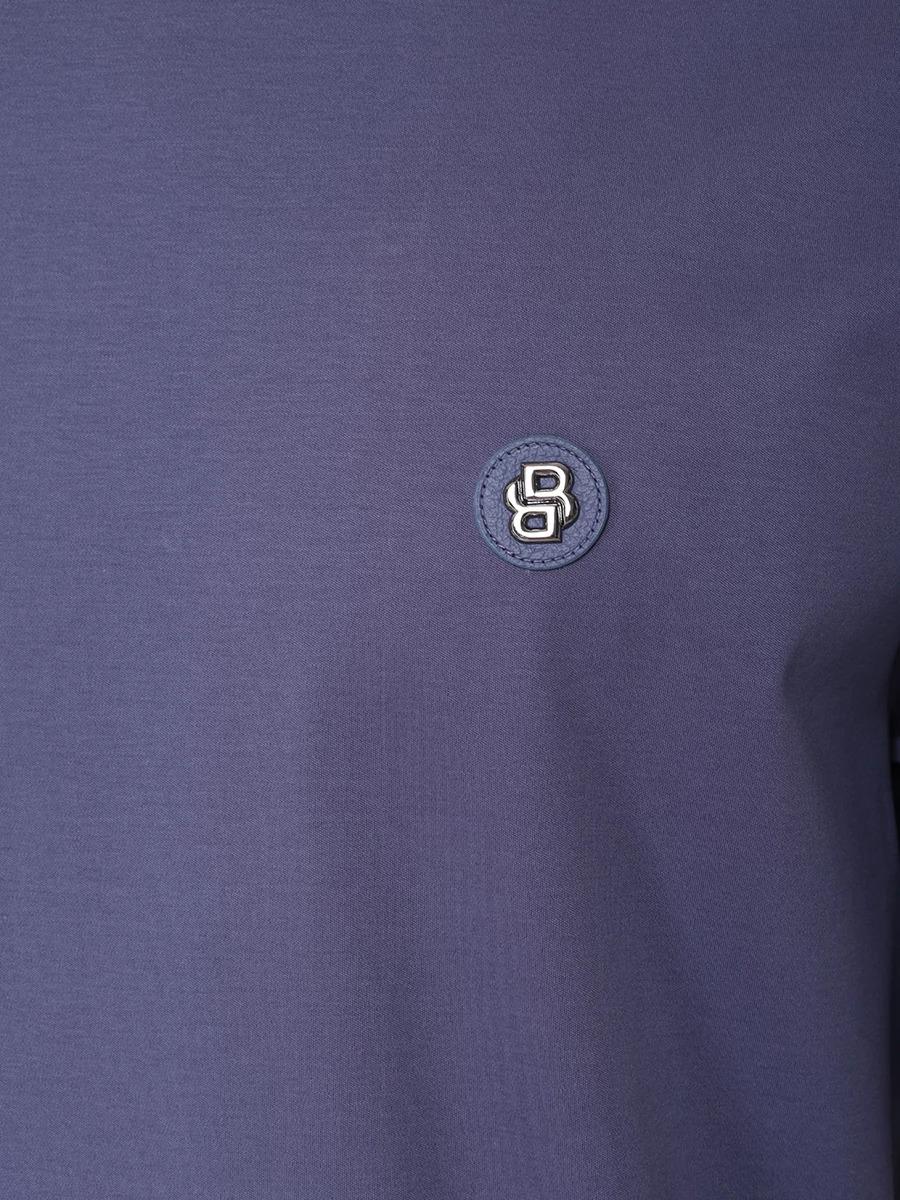 BOSS BOSS Erkek Regular Fit Bisiklet Yaka Marka Logolu Lacivert T-Shirt 50520298-412
