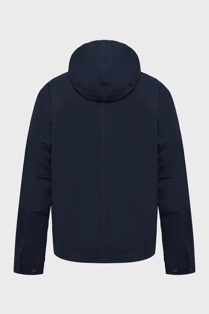 BOSS  BOSS Erkek Regular Fit Kapüşonlu Yaka Uzun Kollu Lacivert Mont 50564188-404