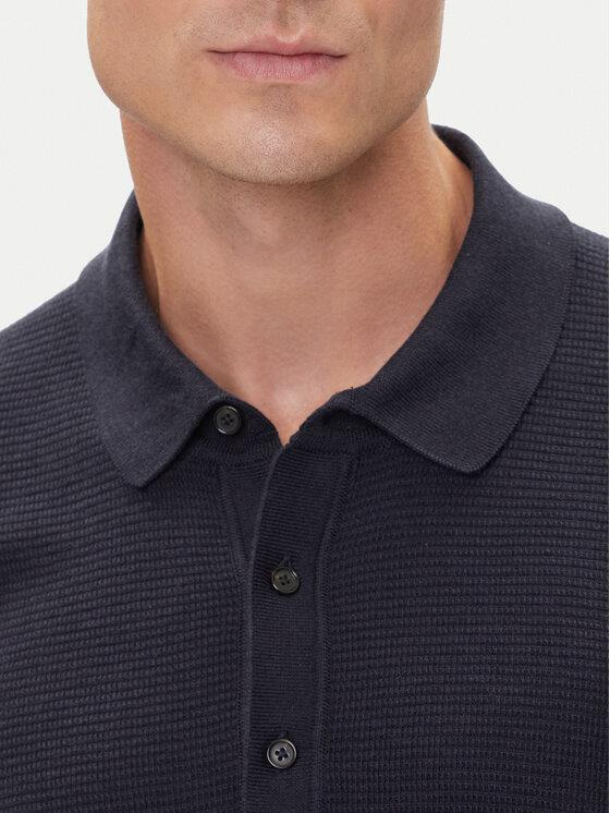 BOSS  BOSS Erkek Regular Fit Kısa Kollu Pamuk Karışımlı Örme Lacivert T-Shirt 50543148-404