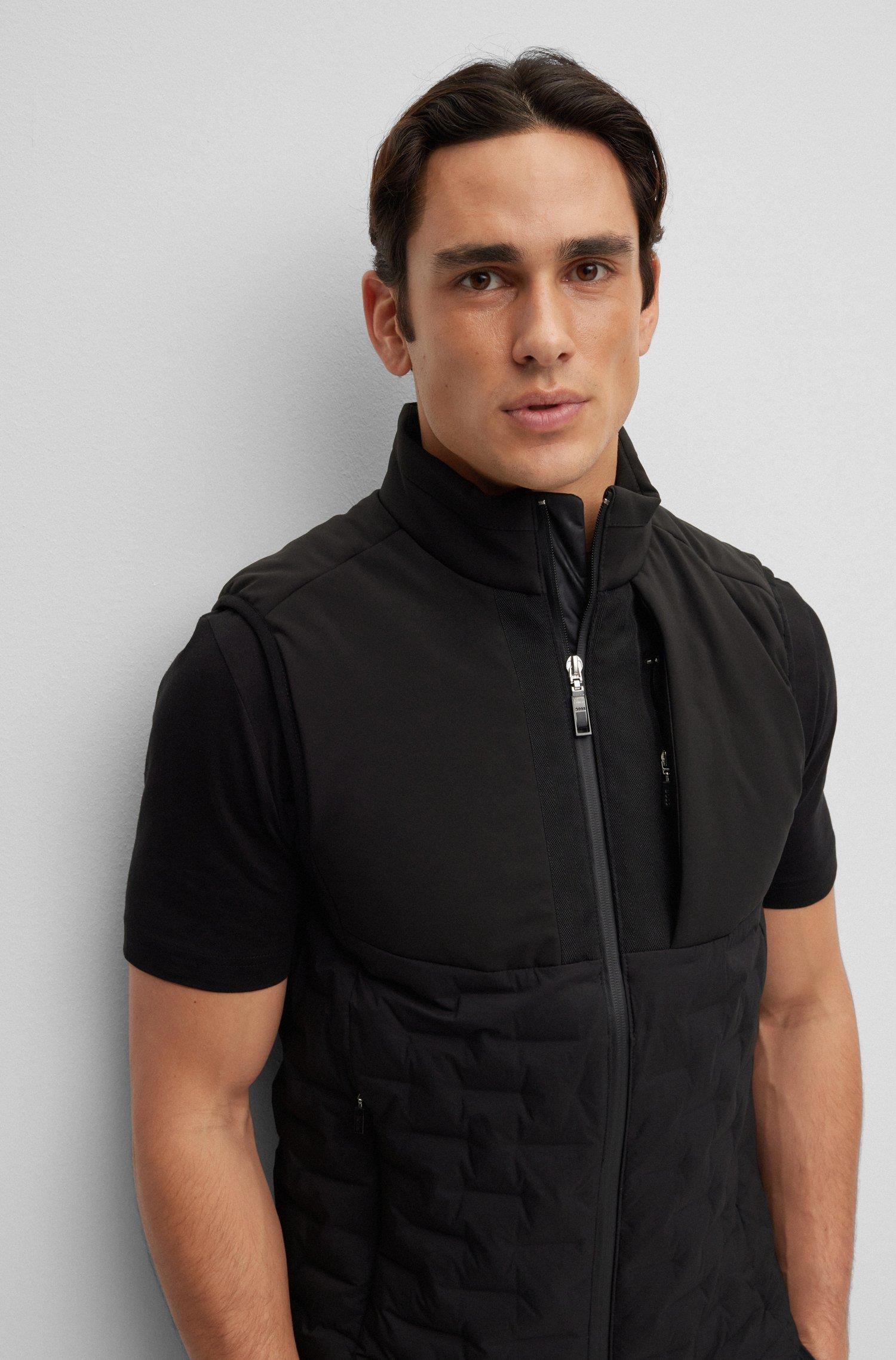 BOSS BOSS Erkek regular fit Uzun Kollu düz Siyah Mont 50491912-001