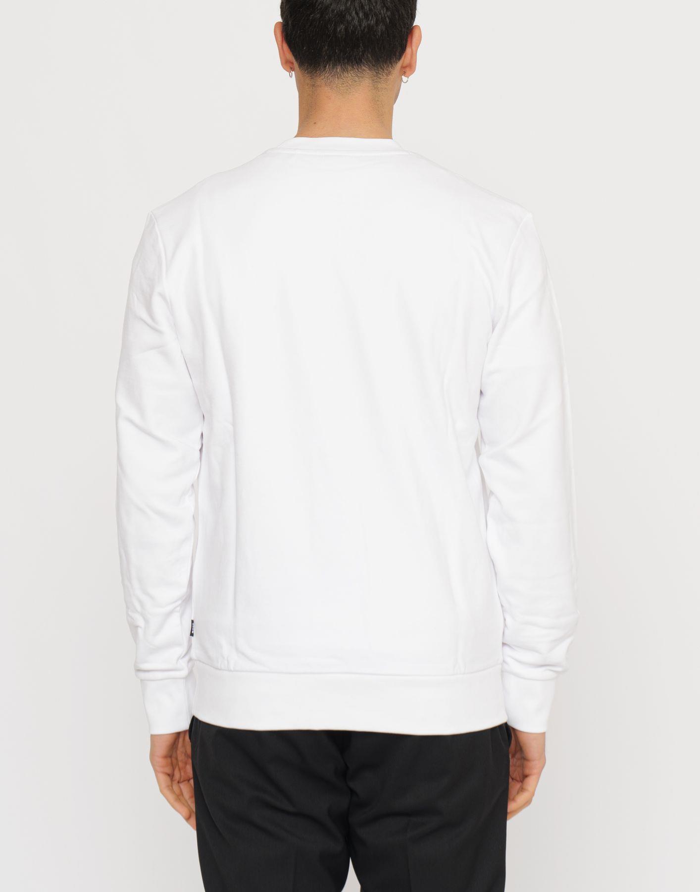 BOSS BOSS Erkek regular fit Uzun Kollu düz Bisiklet Yaka Beyaz T-Shirt 50489229-100