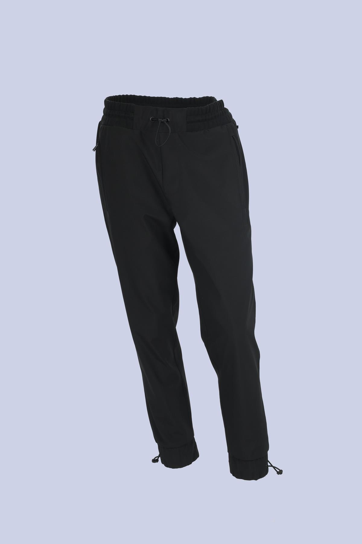 BOSS BOSS Erkek Relaxed Fit Esnek Kumaş Rahat Siyah Pantolon 50494436-001