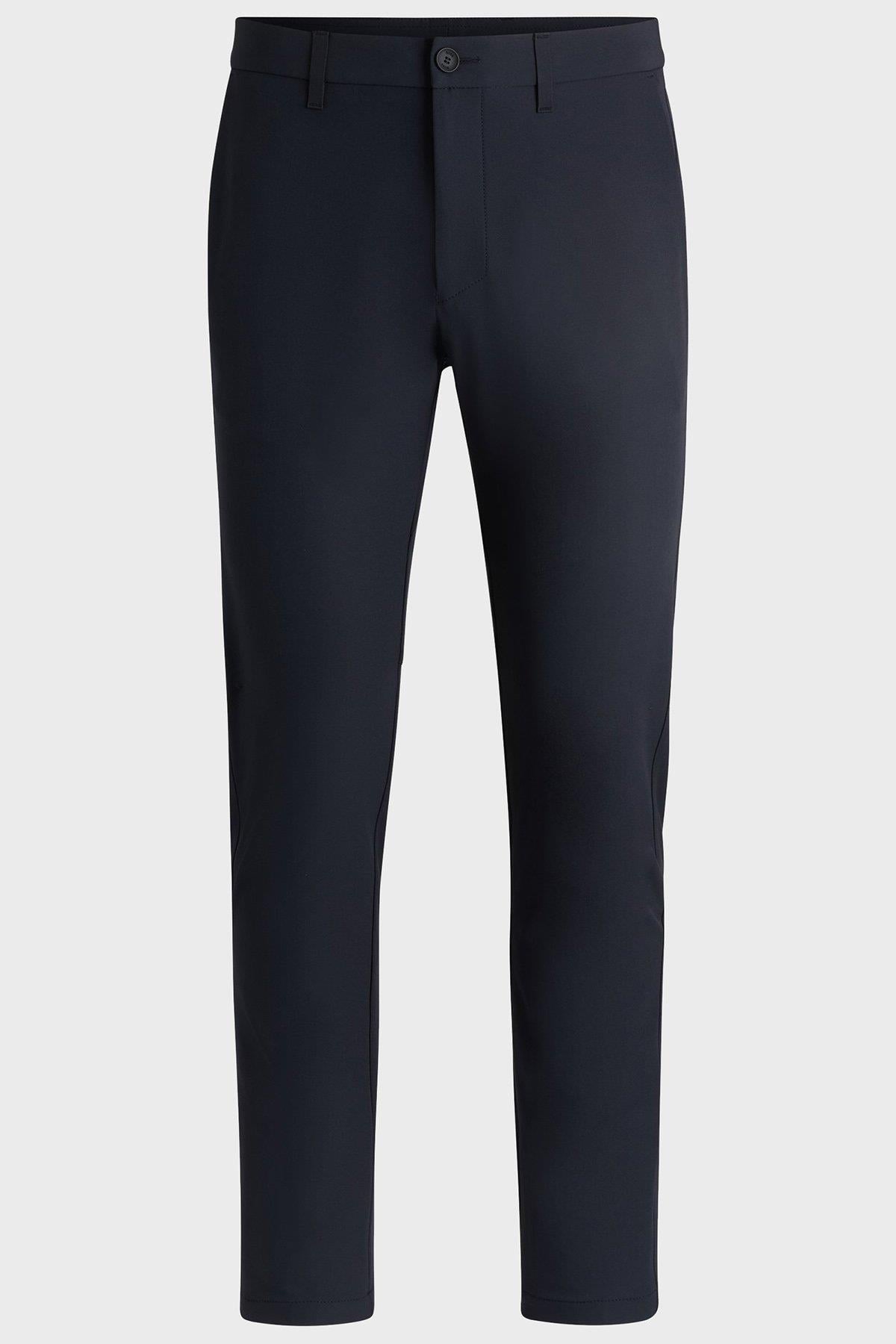 BOSS BOSS Erkek Slim Fit Çabuk Kuruyan Su Tutmayan Dar Paça Lacivert Pantolon 50534303-402