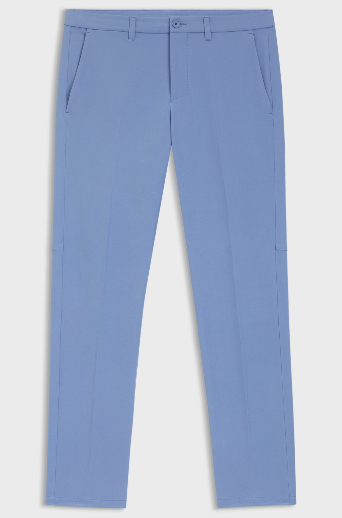 BOSS  BOSS Erkek Slim Fit Çabuk Kuruyan Su Tutmayan Dar Paça Mavi Pantolon 50534303-459