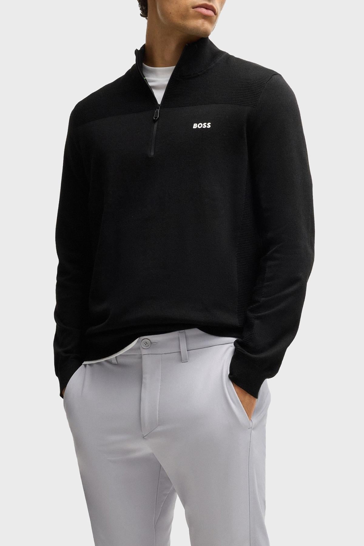 BOSS BOSS Erkek Slim Fit Çabuk Kuruyan Su Tutmayan Dar Paça Gri Pantolon 50534303-054