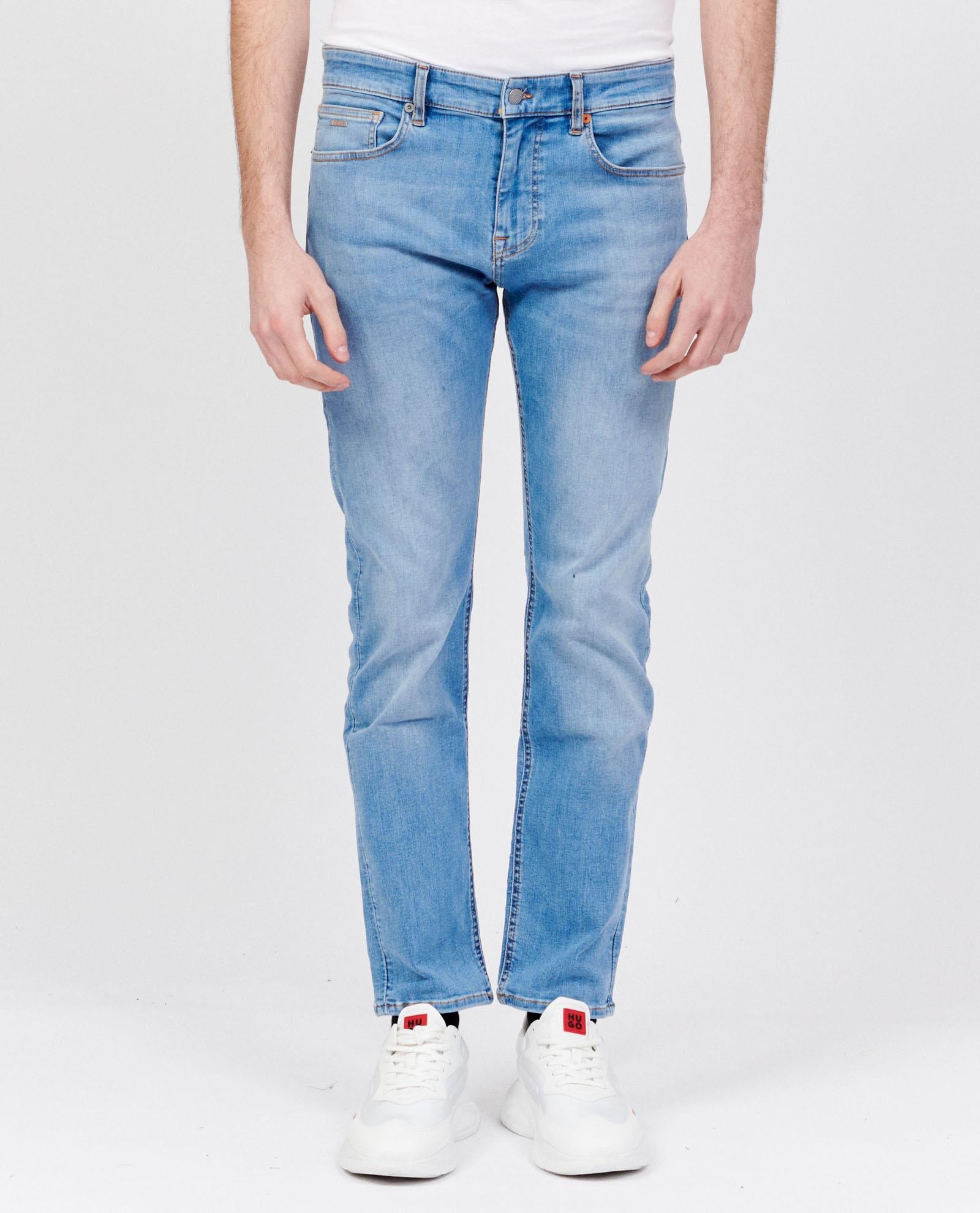 BOSS BOSS Erkek Slim Fit Düz Dar Kesim Mavi1 Jeans 50488327-432