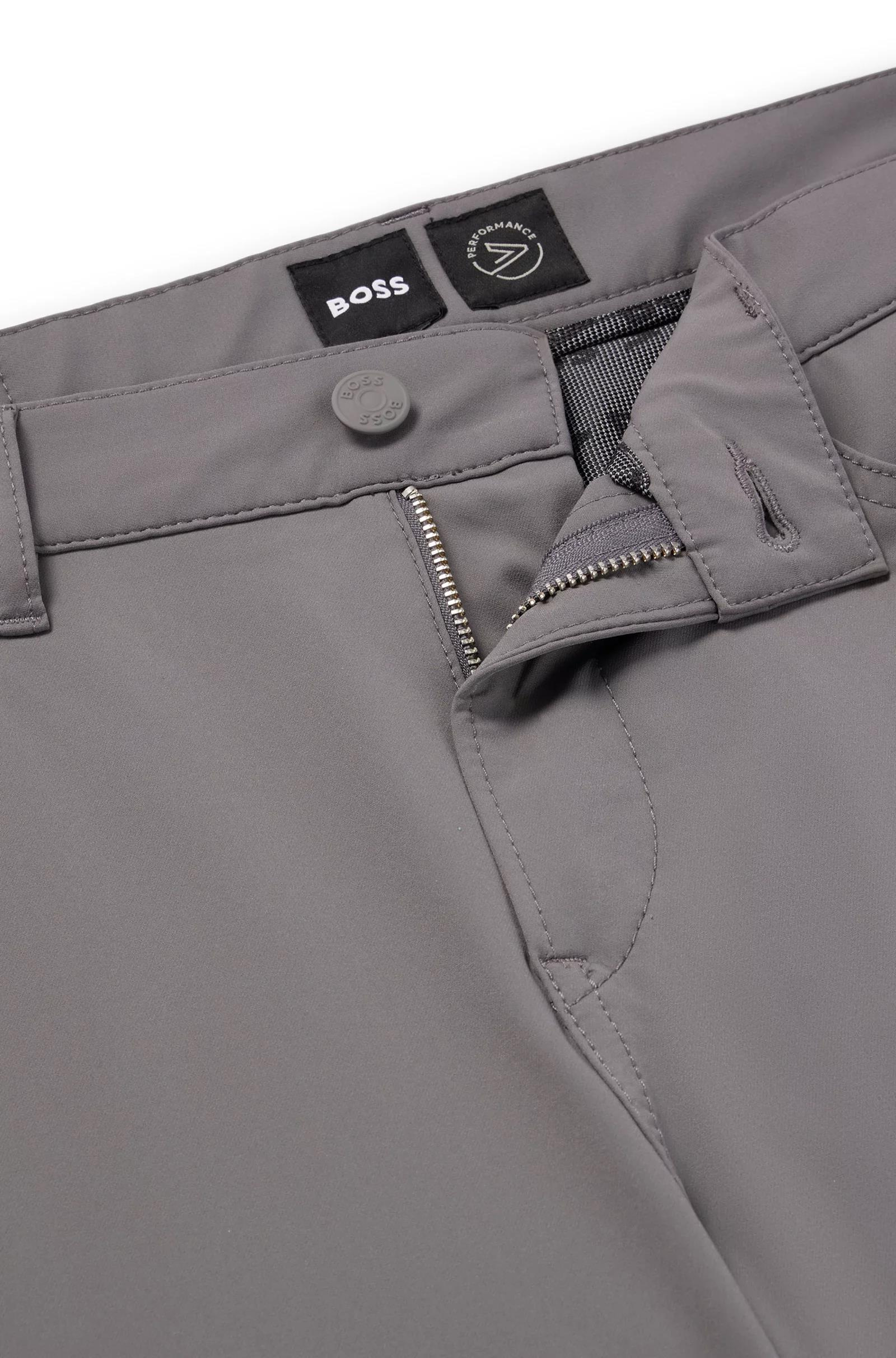 BOSS BOSS Erkek Slim Fit Düz Dar Kesim Gri1 Pantolon 50491230-029
