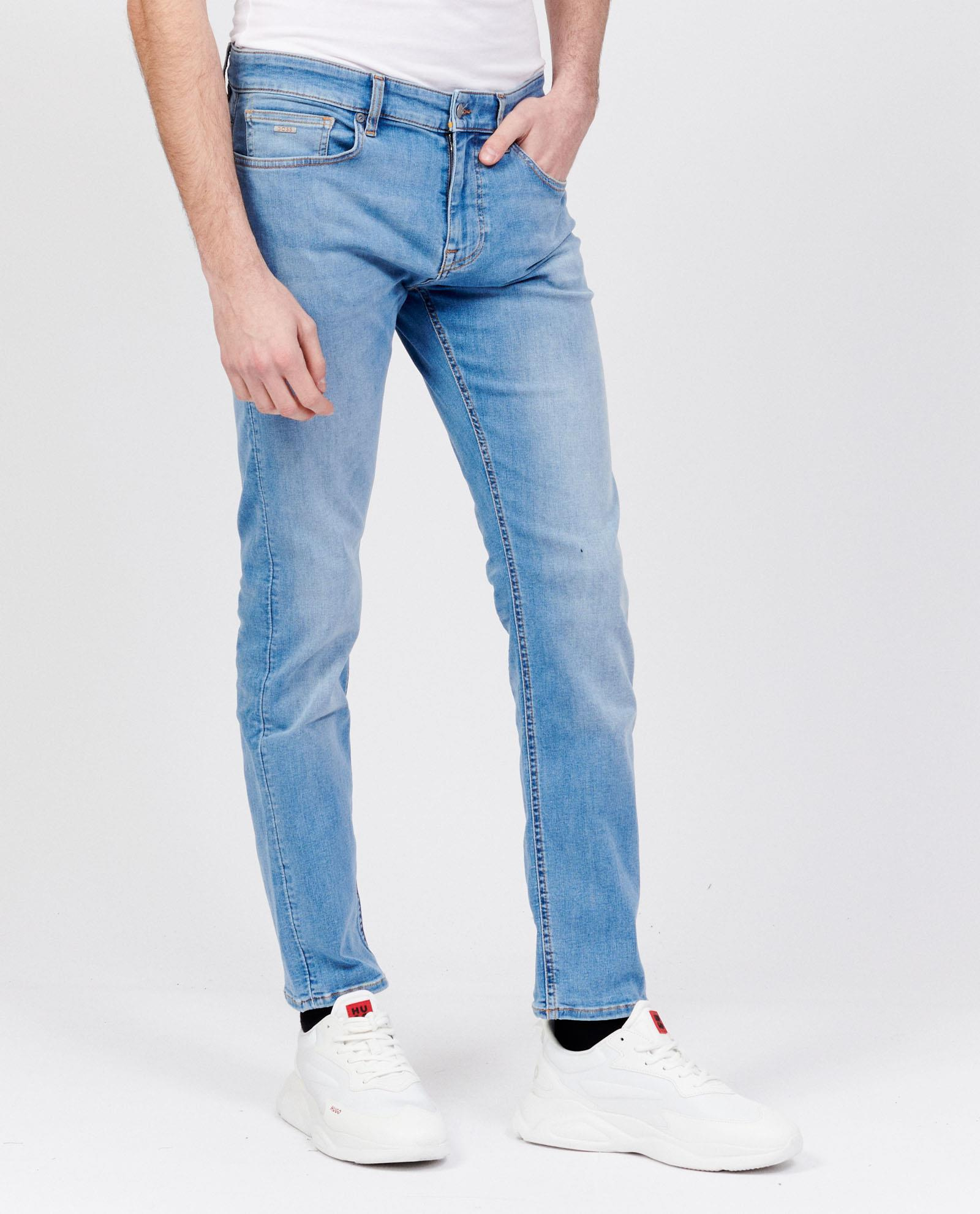 BOSS BOSS Erkek Slim Fit Düz Dar Kesim Mavi1 Jeans 50488327-432