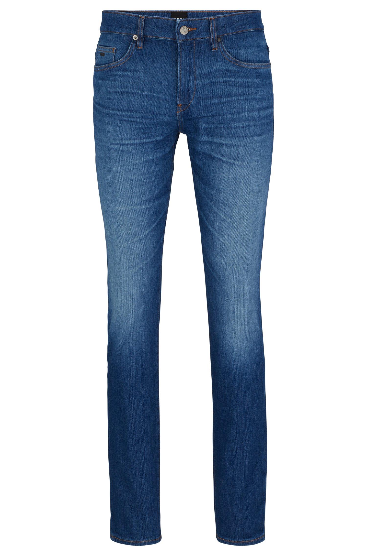BOSS BOSS Erkek Slim Fit Düz Dar Kesim Mavi1 Jeans 50488478-434