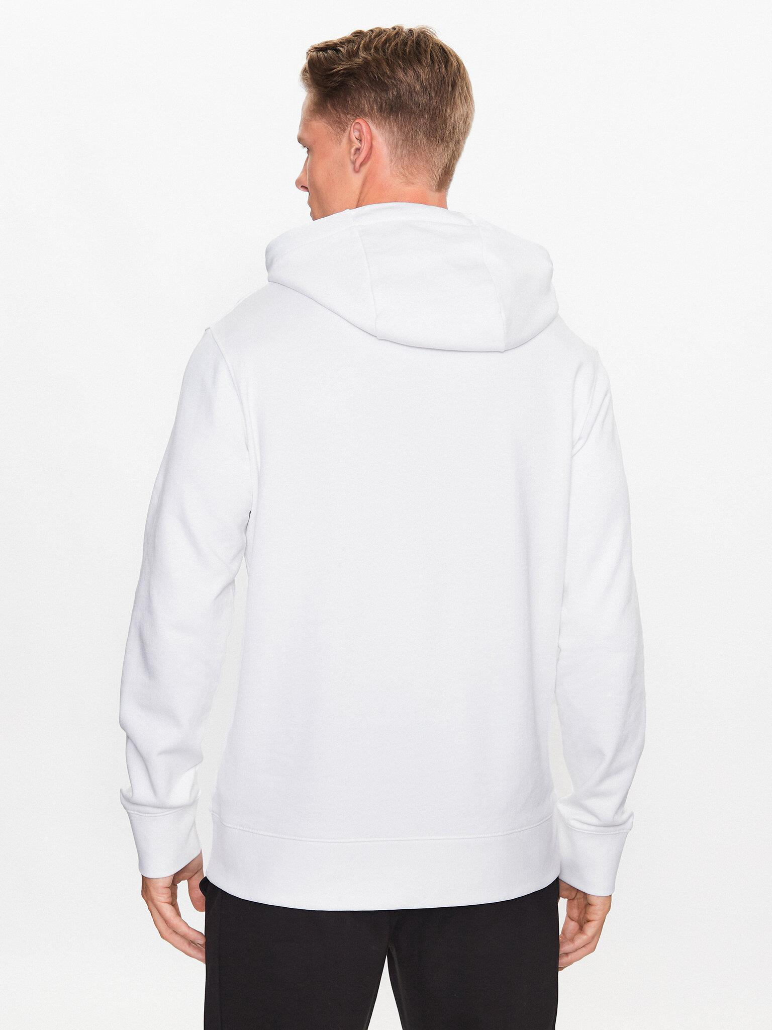 BOSS BOSS Erkek Uzun kollu Günlük Kullanım Normal kesim Beyaz Sweatshirt 50499925-100