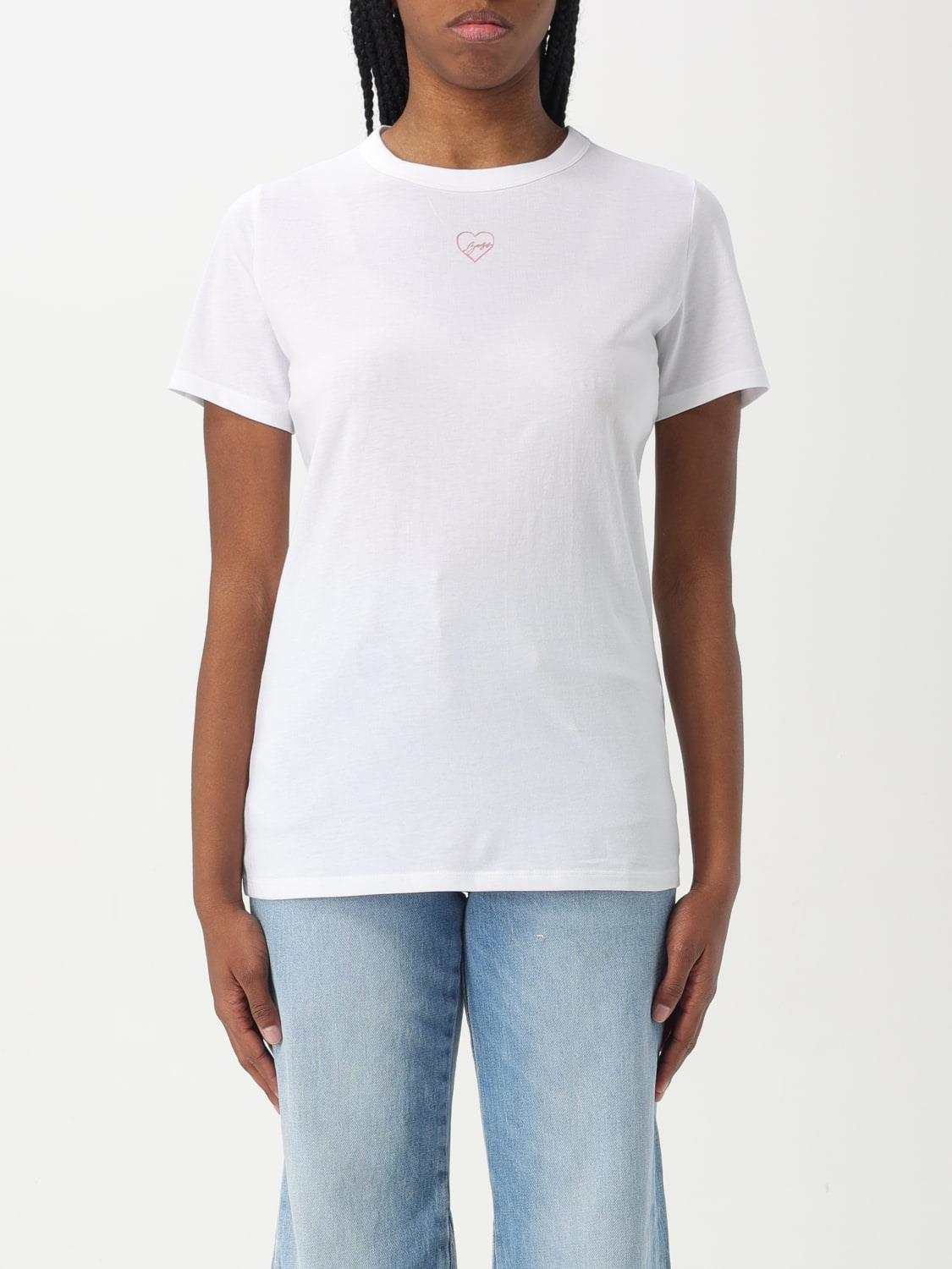 BOSS BOSS Kadın Dar Kalıp %100 Pamuklu Dark Kalıp Kısa Kollu Beyaz T-Shirt 50540260-100
