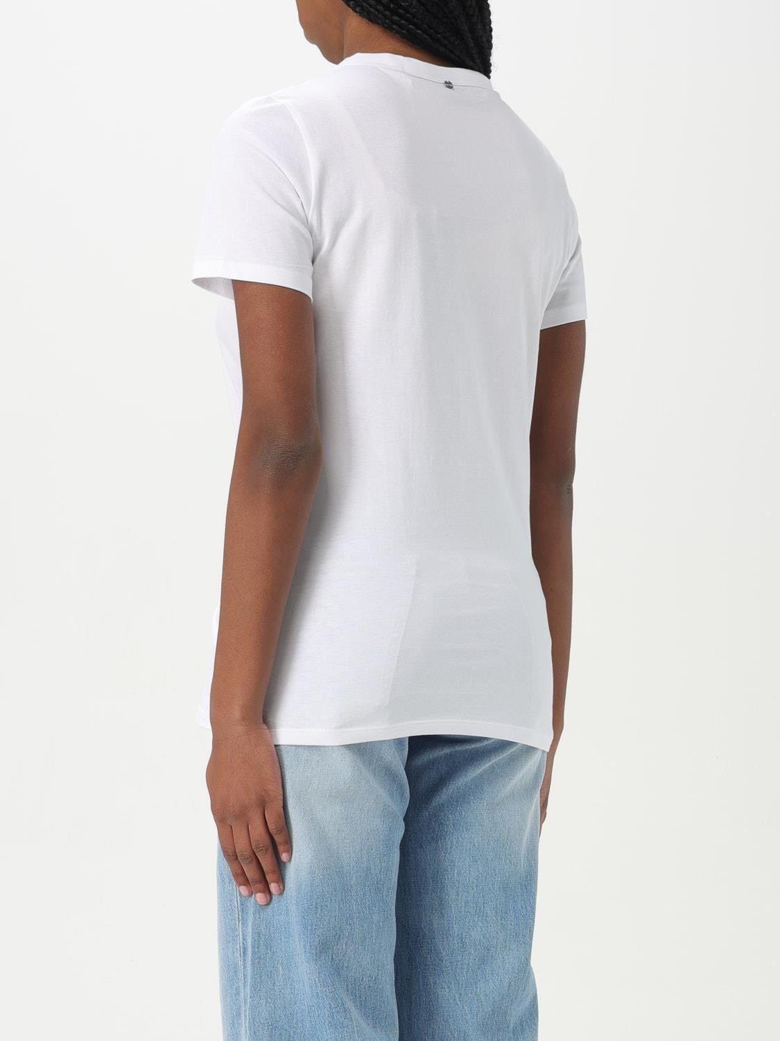 BOSS BOSS Kadın Dar Kalıp %100 Pamuklu Dark Kalıp Kısa Kollu Beyaz T-Shirt 50540260-100