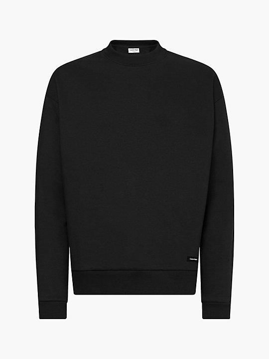 Calvin Klein Calvin Kleın Erkek %100 Pamuk Regular Taper Rahat Siyah Sweatshirt K10K109977-BEH
