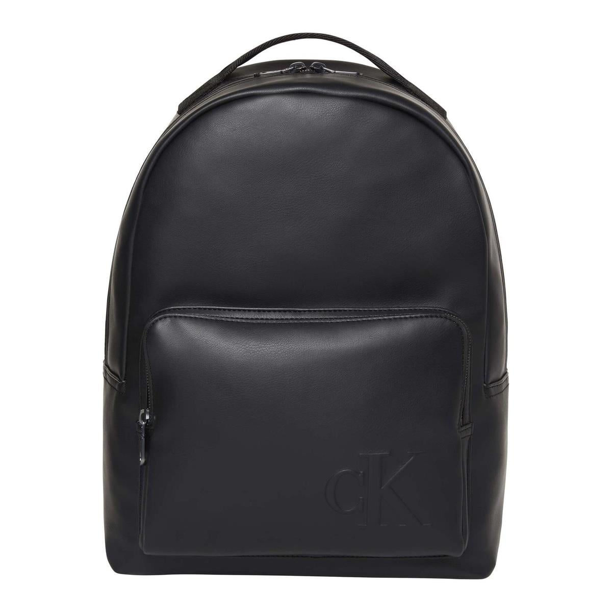 Calvin Klein Calvin Klein Erkek Ayarlanabilir Askılı Fermuarlı Ön Cepli Siyah Sırt Çantası LV04D3246G-UB1