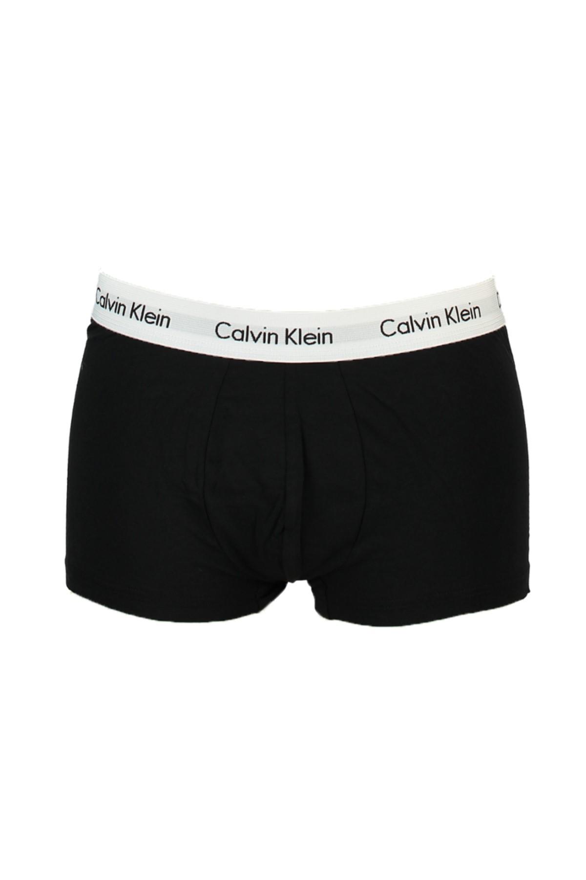 Calvin Klein Calvin Kleın Erkek Basic Calvin Klein İmzalı Bel Bantlı Siyah-Beyaz Külot 0000U2664G-SIY/BEY