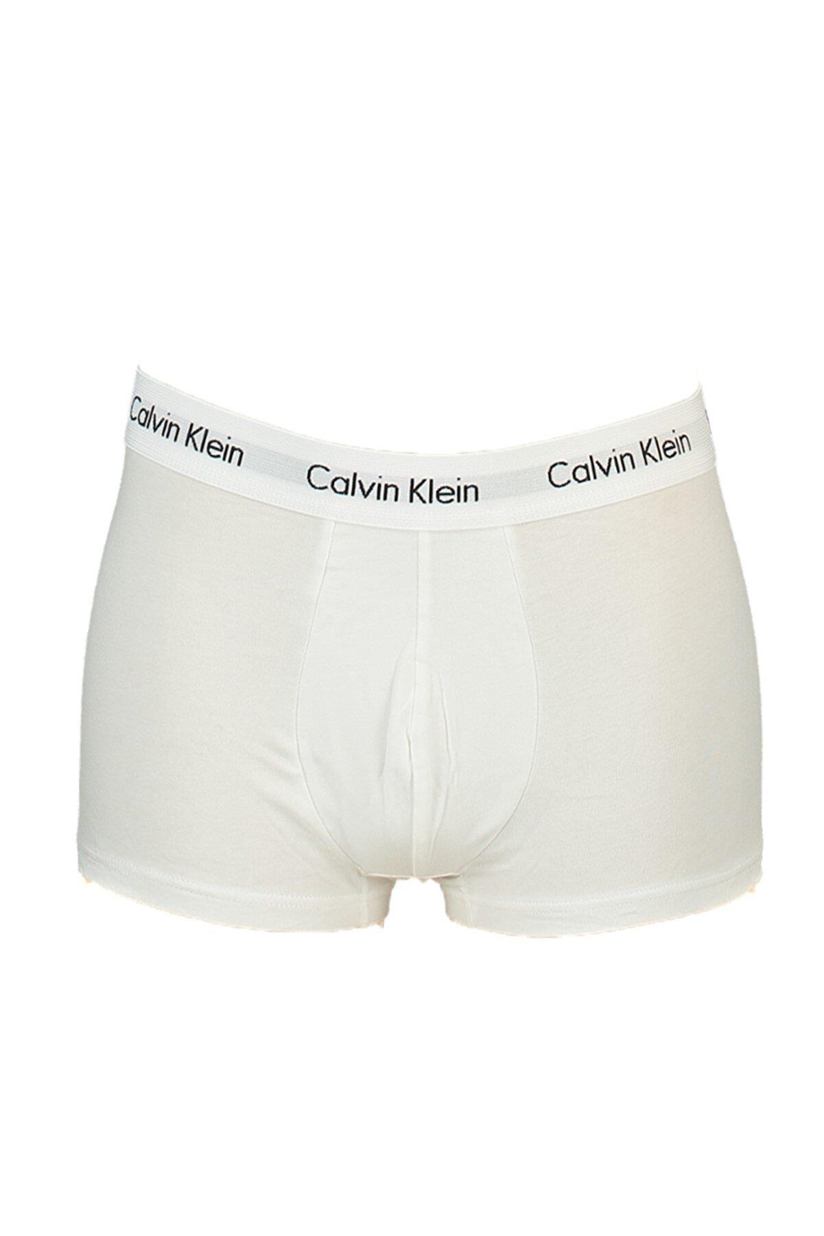 Calvin Klein Calvin Kleın Erkek Basic Calvin Klein İmzalı Bel Bantlı Siyah-Beyaz Külot 0000U2664G-SIY/BEY