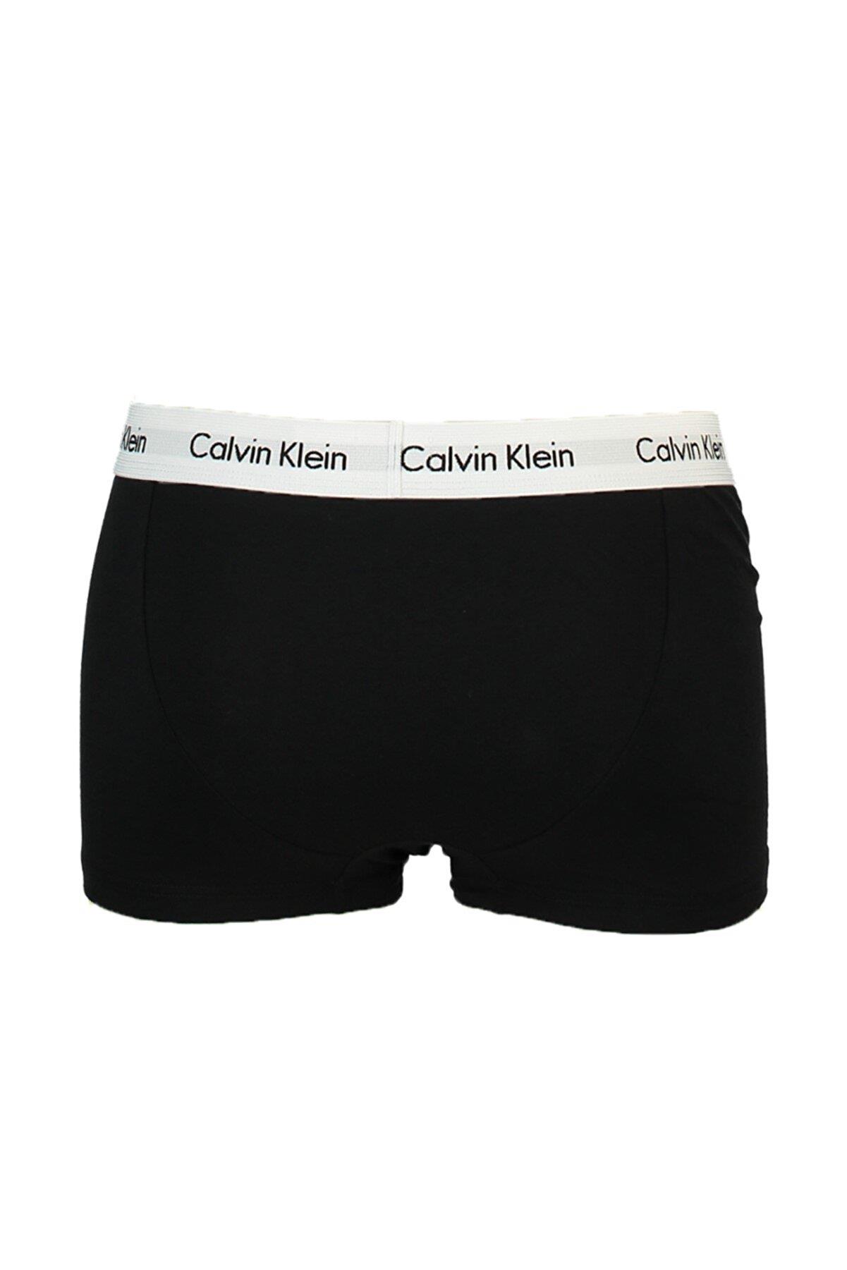 Calvin Klein Calvin Kleın Erkek Basic Calvin Klein İmzalı Bel Bantlı Siyah-Beyaz Külot 0000U2664G-SIY/BEY