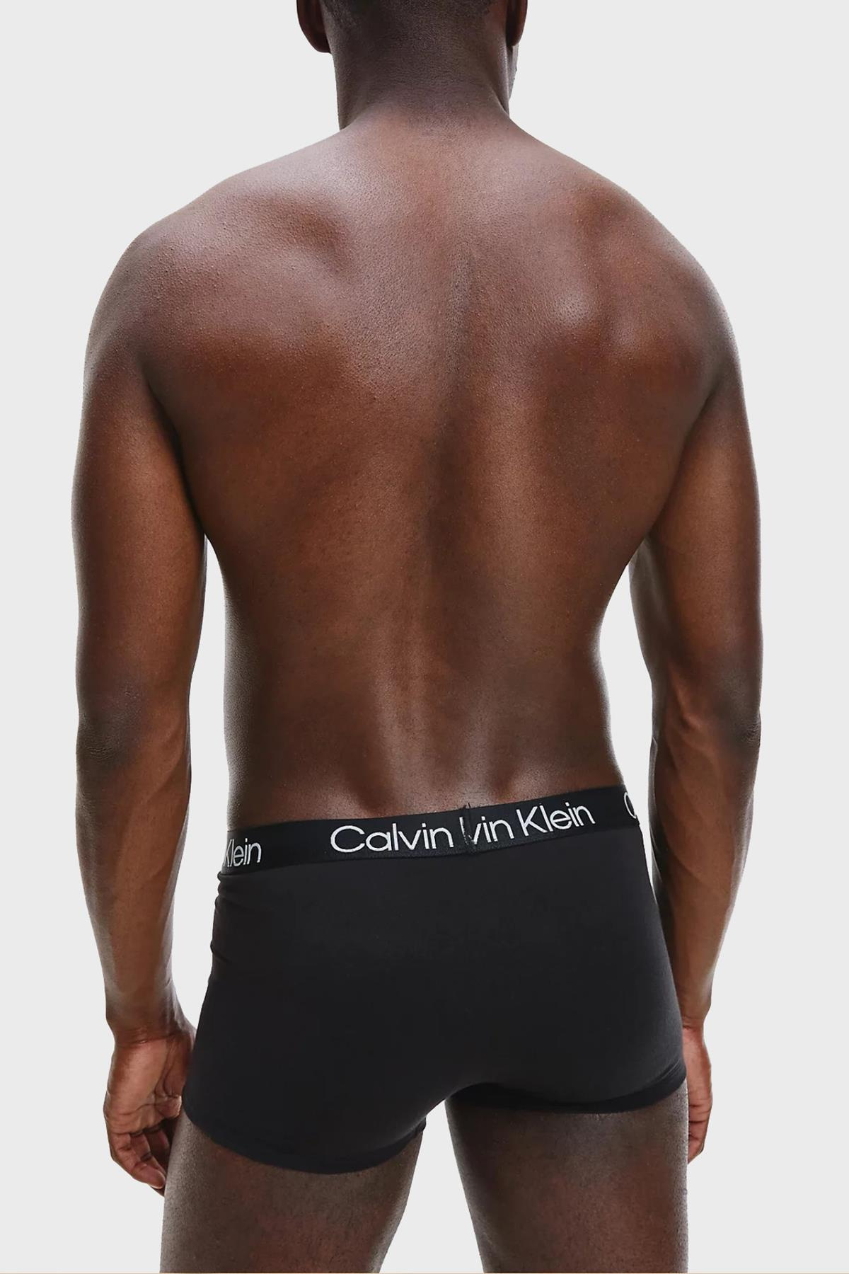 Calvin Klein Calvin Kleın Erkek Basic Calvin Klein İmzalı Bel Bantlı Siyah Boxer 000NB2970A-SIY