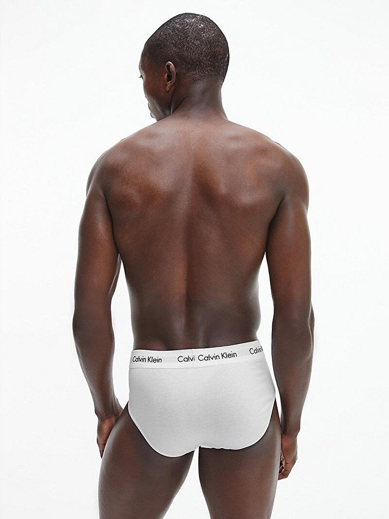 Calvin Klein Calvin Kleın Erkek Basic Calvin Klein İmzalı Bel Bantlı Beyaz Külot 0000U2661G-100