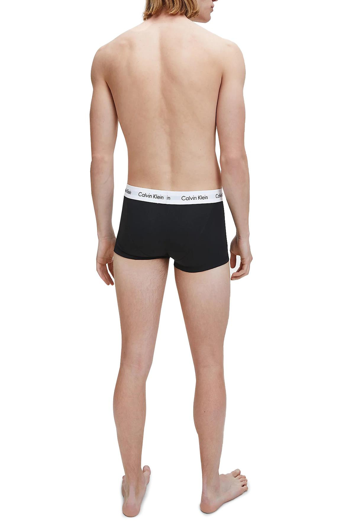 Calvin Klein Calvin Kleın Erkek Basic Calvin Klein İmzalı Bel Bantlı Siyah Külot 0000U2664G-001