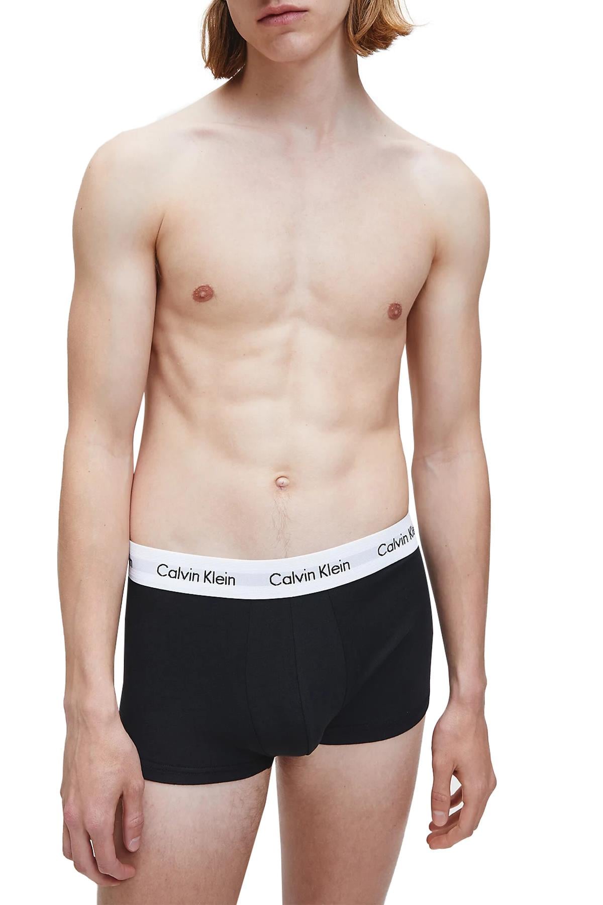 Calvin Klein Calvin Kleın Erkek Basic Calvin Klein İmzalı Bel Bantlı Siyah1 Külot 0000U2664G-SIY