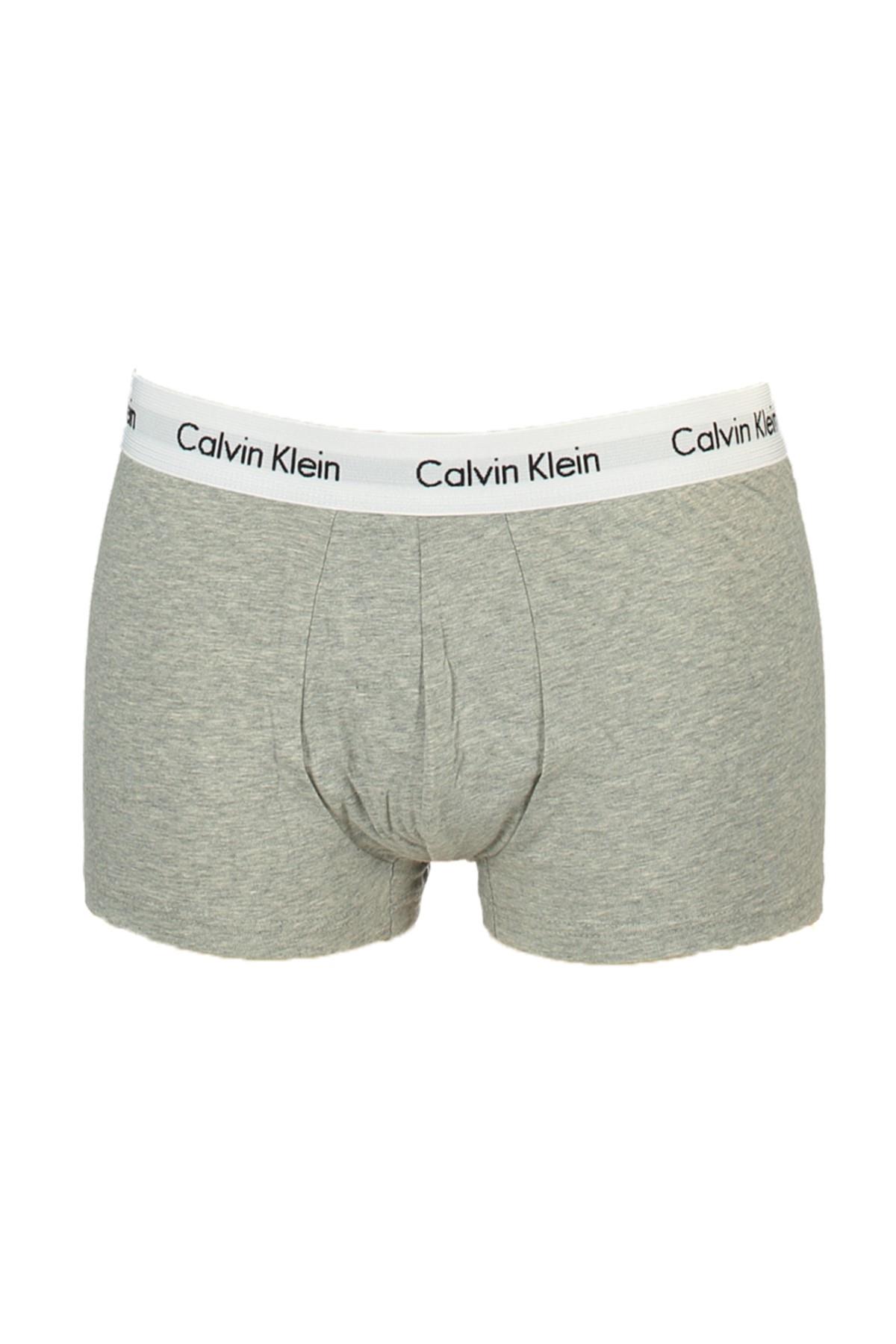 Calvin Klein Calvin Kleın Erkek Basic Calvin Klein İmzalı Bel Bantlı Siyah-Beyaz Külot 0000U2664G-SIY/BEY