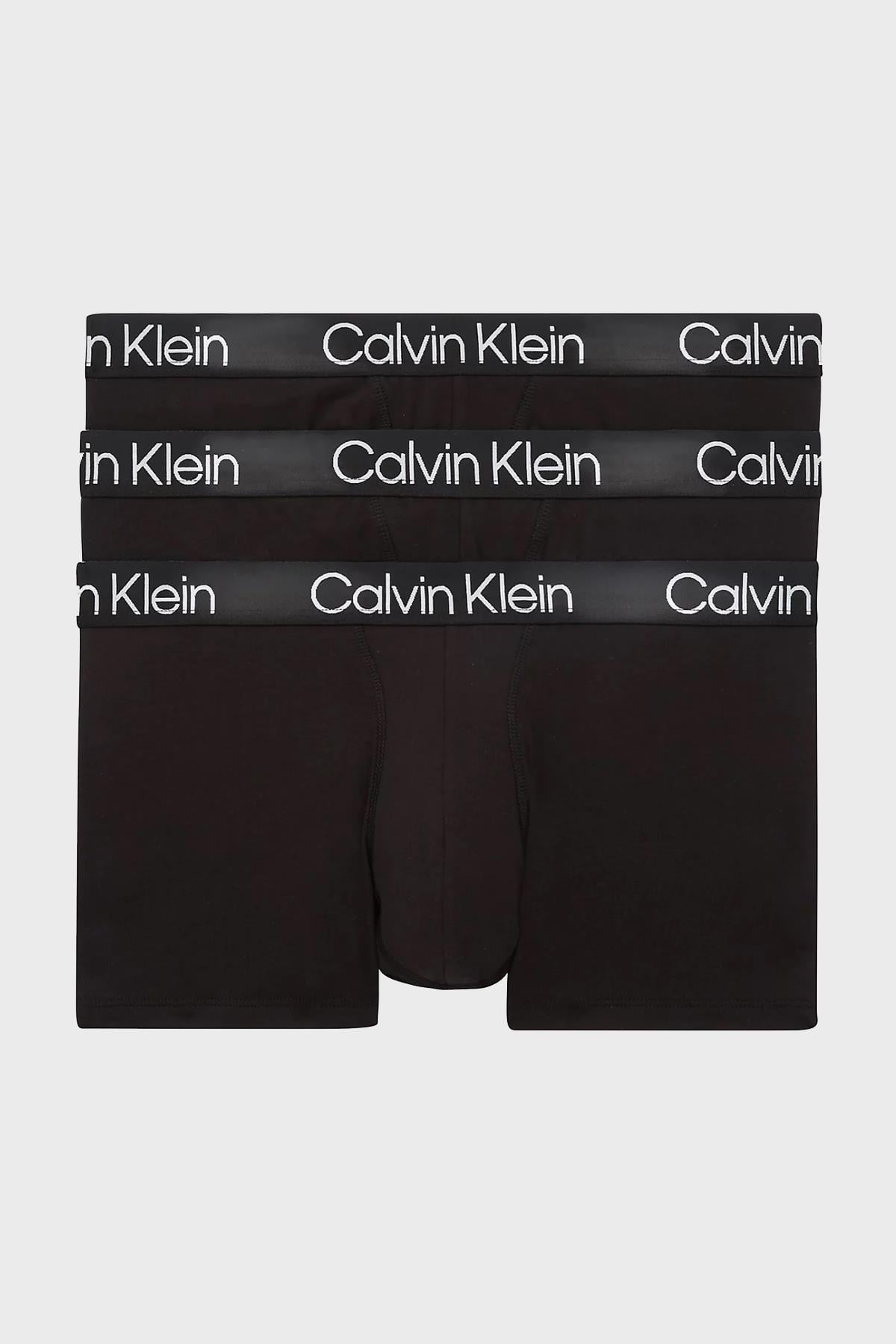 Calvin Klein Calvin Kleın Erkek Basic Calvin Klein İmzalı Bel Bantlı Siyah Boxer 000NB2970A-SIY