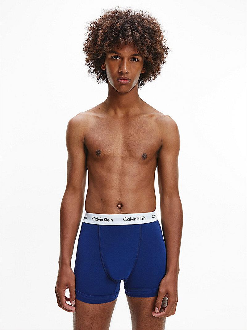 Calvin Klein Calvin Kleın Erkek Basic Calvin Klein İmzalı Bel Bantlı Beyaz Külot 0000U2662G-I03