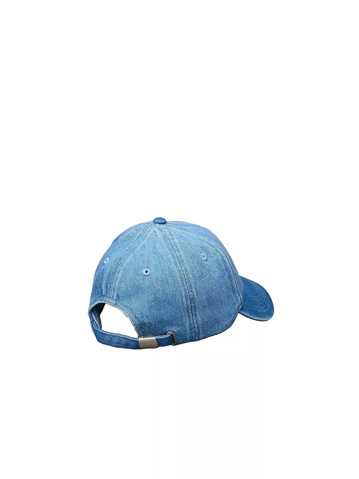 Calvin Klein Calvin Klein Erkek CK Logo İmzalı Ayarlanabilir Tokalı Denim Mavi Şapka LV04D5166G-VHJ