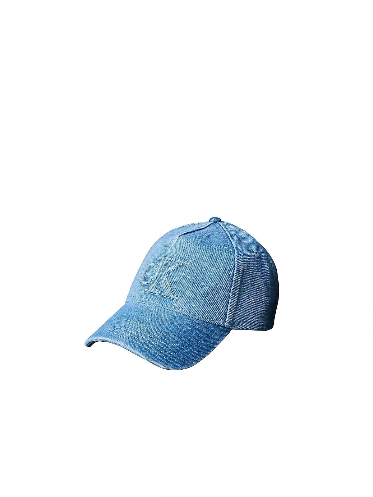 Calvin Klein Calvin Klein Erkek CK Logo İmzalı Ayarlanabilir Tokalı Denim Mavi Şapka LV04D5166G-VHJ