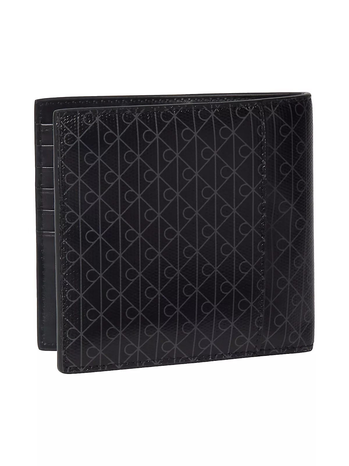 Calvin Klein Calvin Klein Erkek CK Logo Desenli Siyah Cüzdan LV04D1207G-UB1