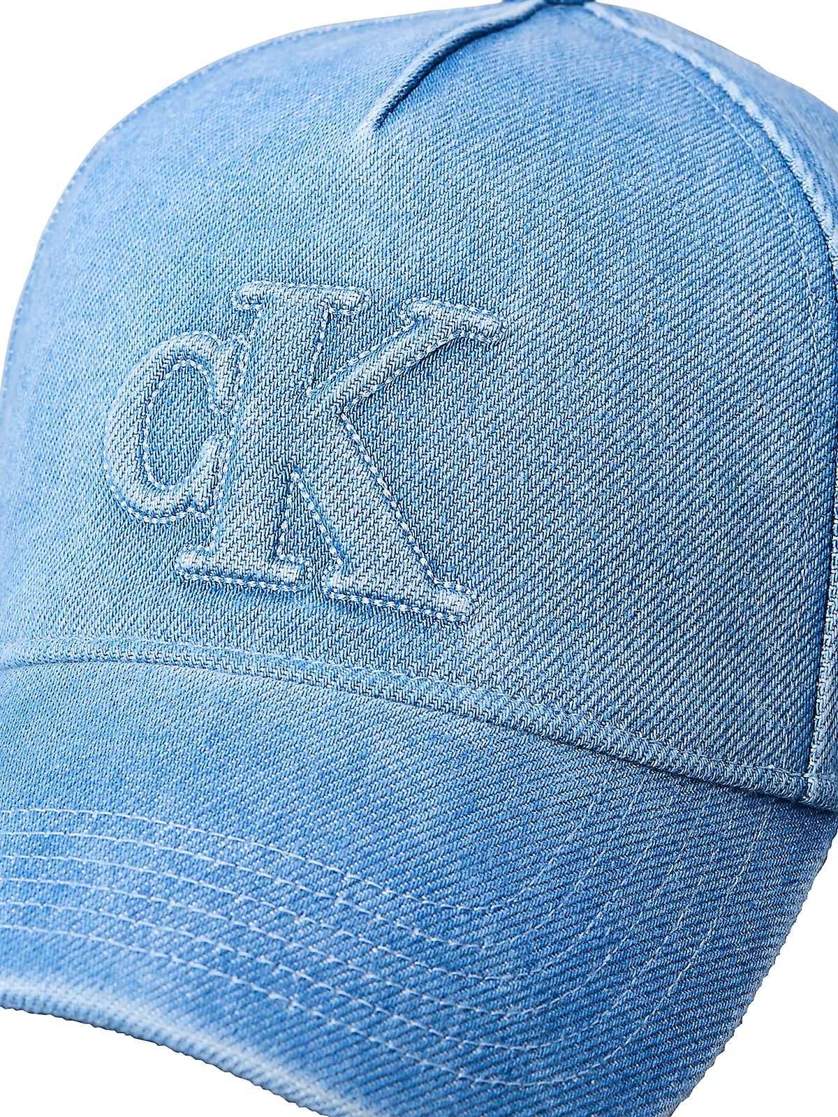Calvin Klein Calvin Klein Erkek CK Logo İmzalı Ayarlanabilir Tokalı Denim Mavi Şapka LV04D5166G-VHJ