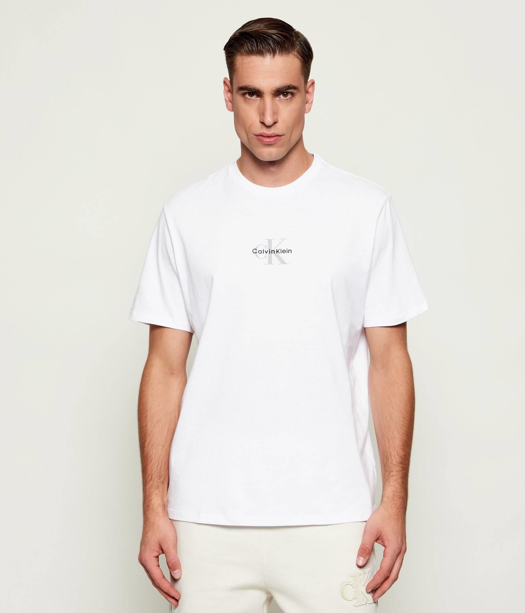 洋楽 Young-Slim Wut They Talkin Bout Calvin Klein Dokuma Beyaz T-Shirt - LV04RB866G-YAA | Wejaar
