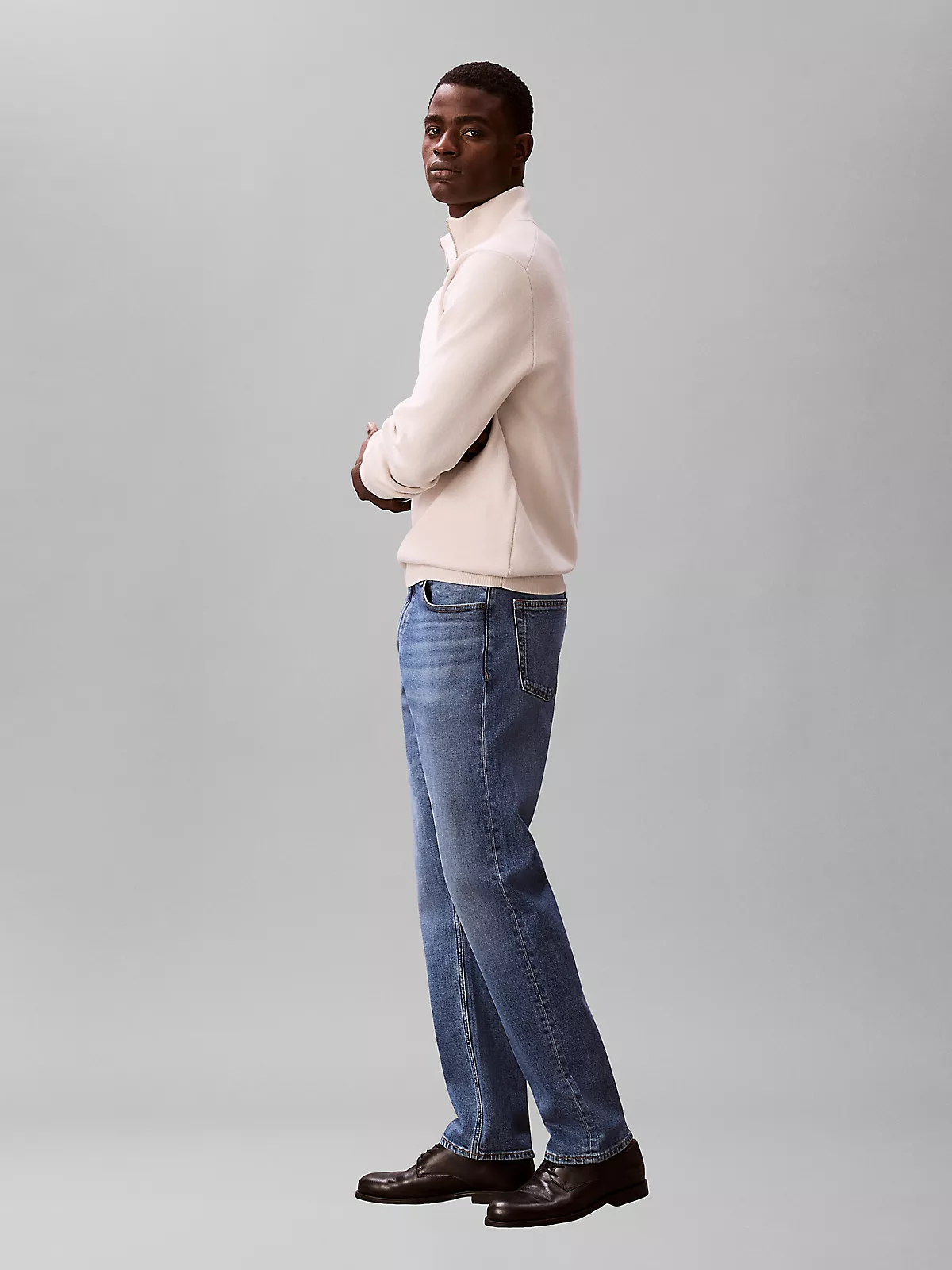 Calvin Klein Calvin Klein Erkek Denim Normal Belli Düz Model Günlük Kullanım Mavi Jeans LV04RF940G-3YF