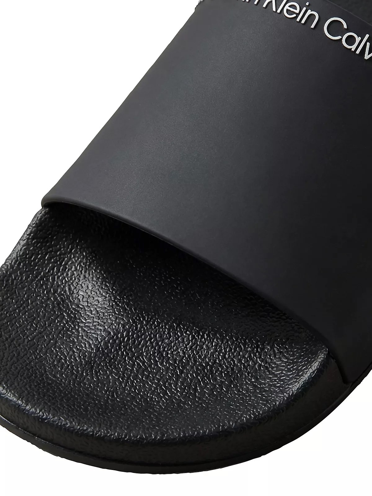 Calvin Klein Calvin Klein Erkek Deri Rahat Taban Günlük Kullanım Siyah Terlik HM0HM02108-BEH
