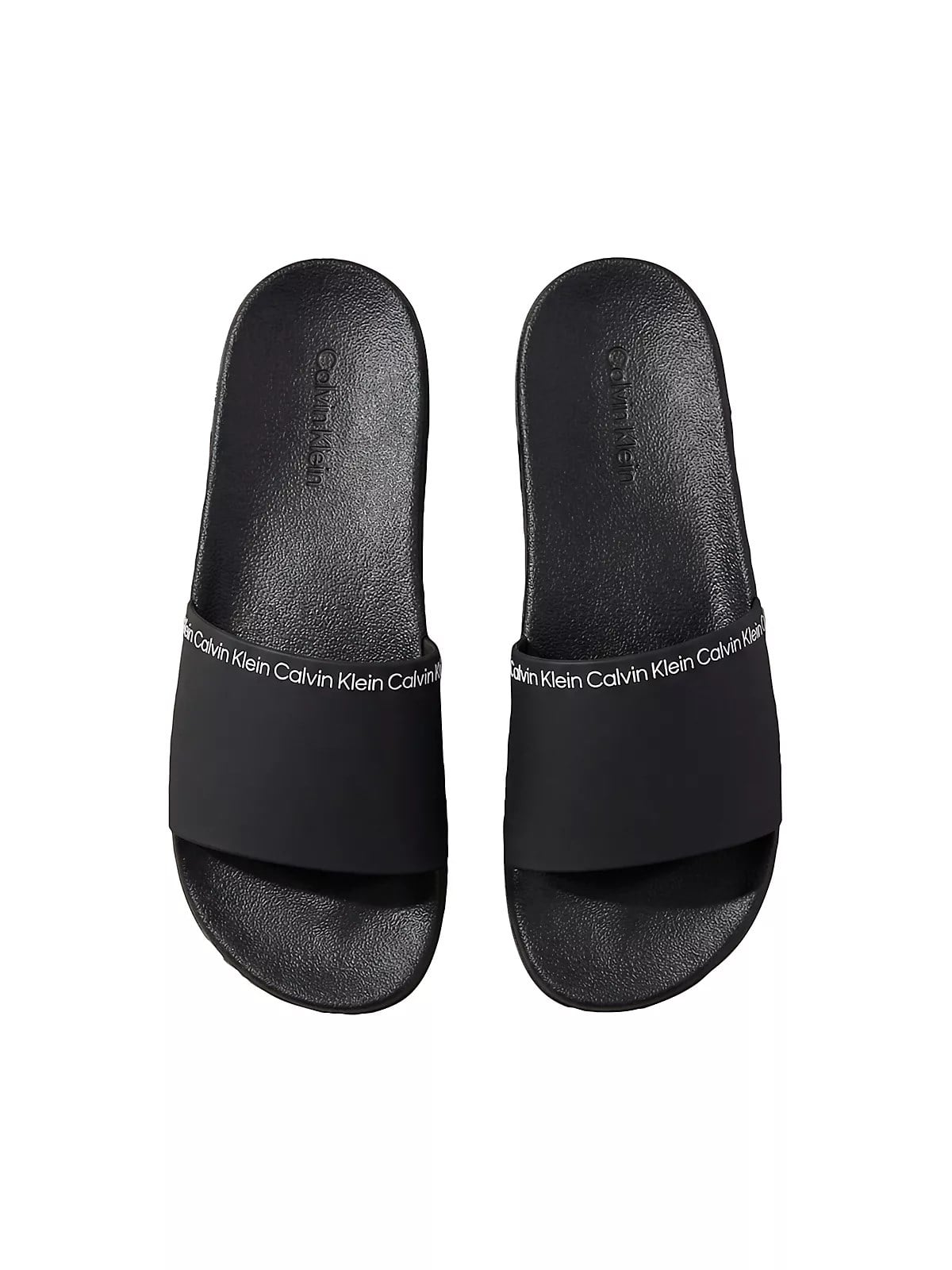 Calvin Klein Calvin Klein Erkek Deri Rahat Taban Günlük Kullanım Siyah Terlik HM0HM02108-BEH