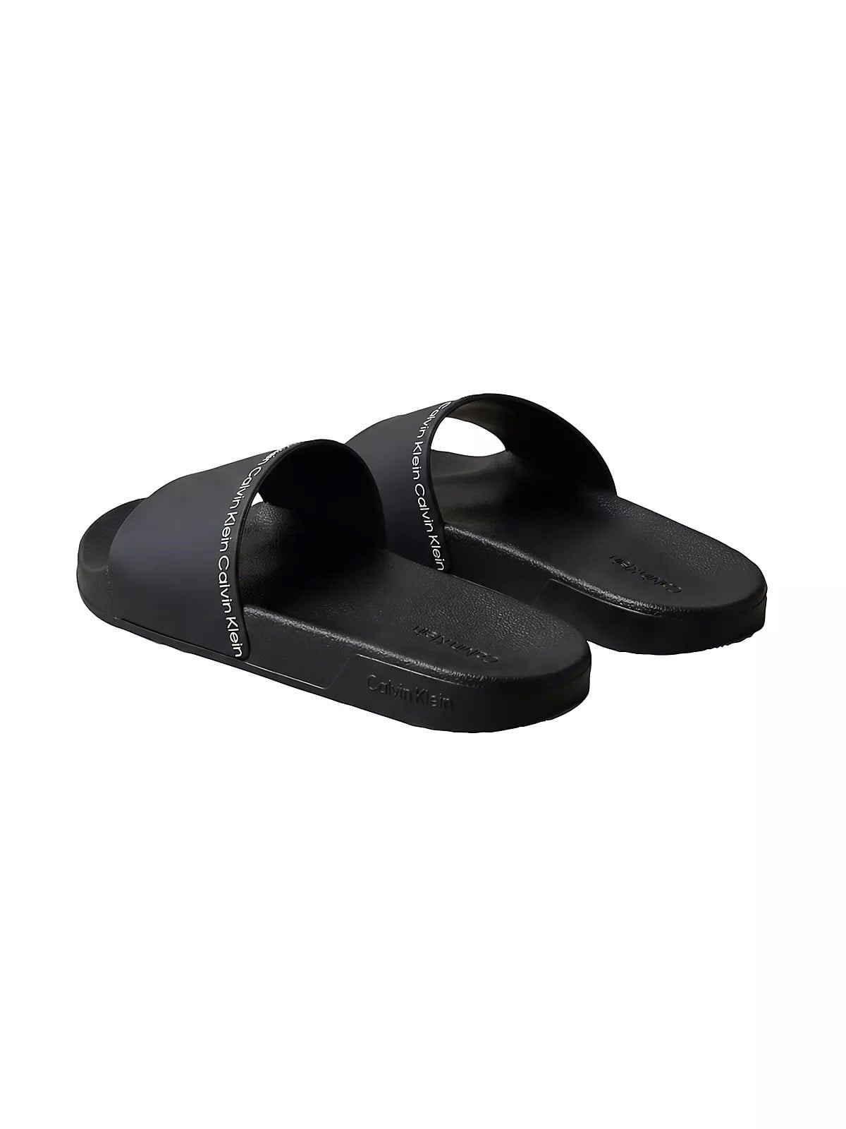 Calvin Klein Calvin Klein Erkek Deri Rahat Taban Günlük Kullanım Siyah Terlik HM0HM02108-BEH
