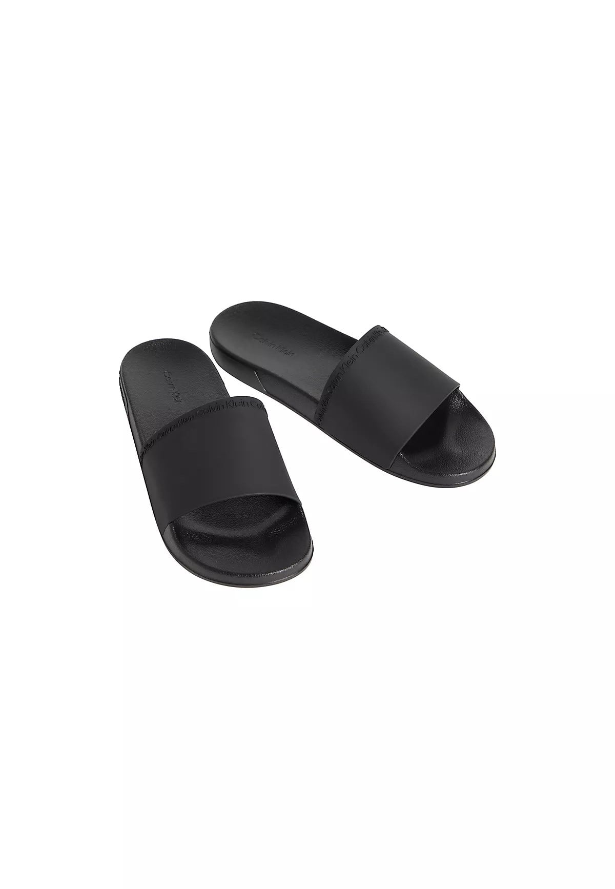 Calvin Klein Calvin Klein Erkek Deri Rahat Taban Günlük Kullanım Siyah Terlik HM0HM02108-0GJ
