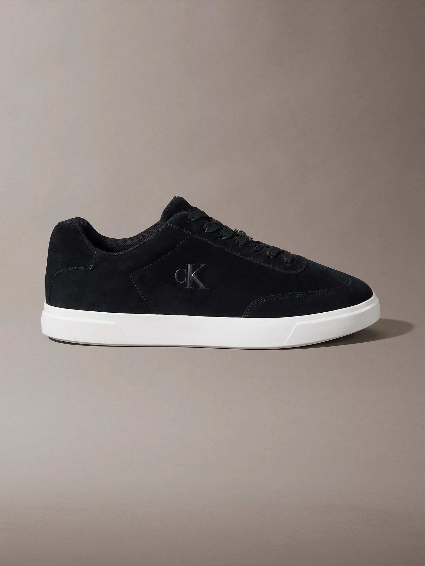 Calvin Klein Calvin Klein Erkek Düşük Bilekli Rahat Taban Ck Logolu Süet Siyah Sneaker HM0HM02201-BEH